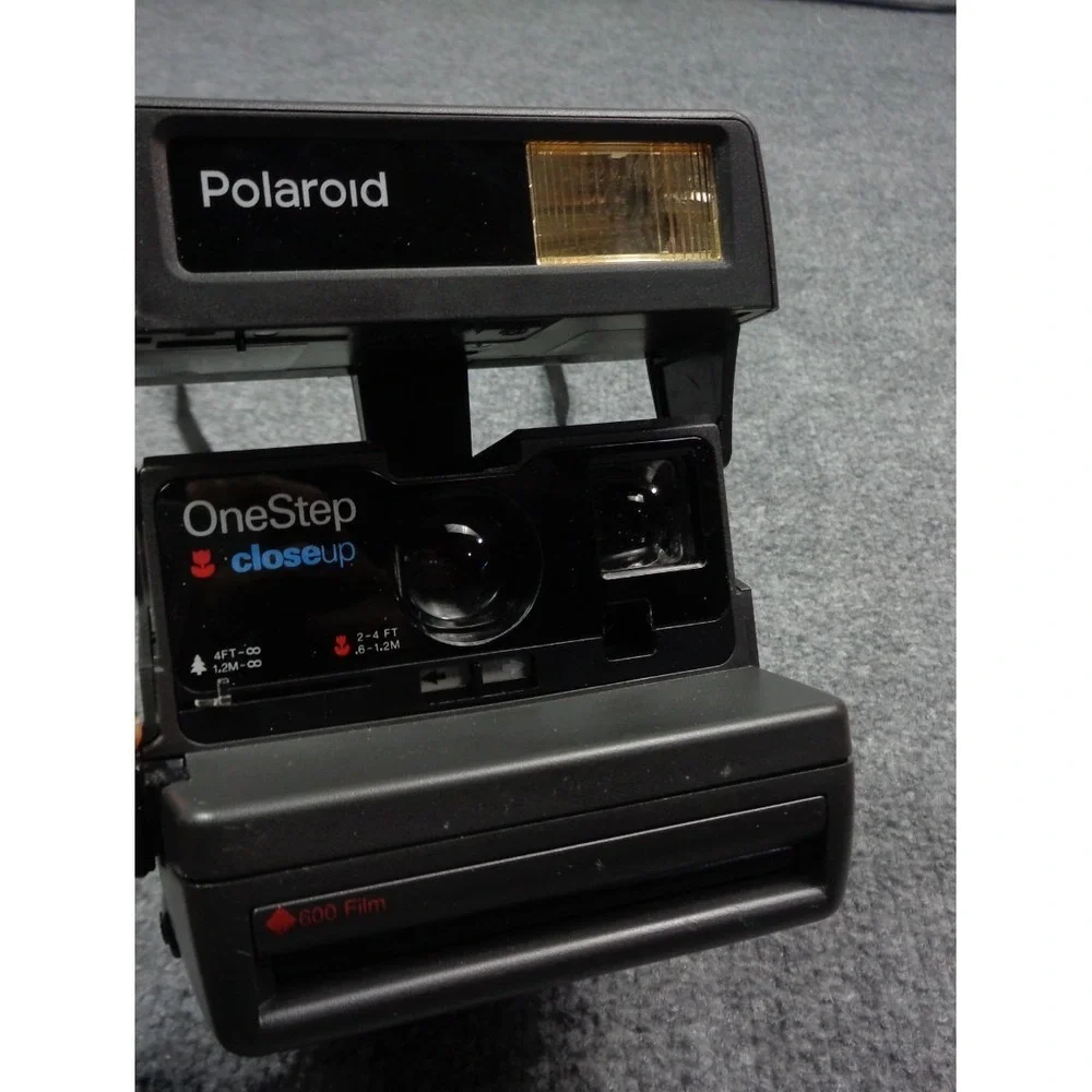 Vintage Polaroid One Step Close Up 600 Film Instant Camera with Strap Box - Picture 5 of 5